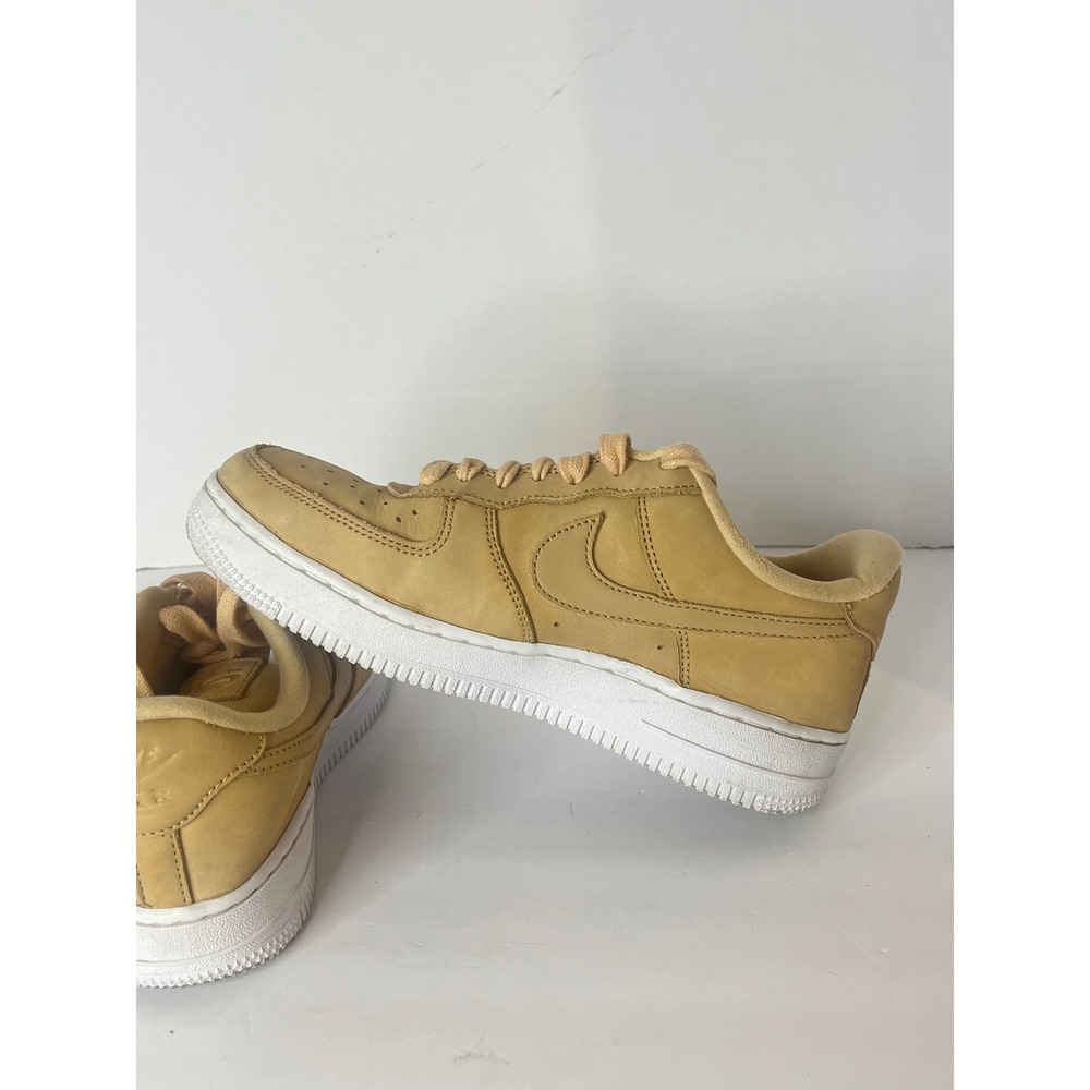 Nike Air Force 1 '07 LV8 Wheat Flax Tan Nubuck Low Sneakers Women's 7 DR9503-201 - Picture 13 of 16